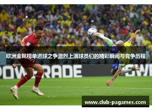 欧洲金靴榜单进球之争激烈上演球员们的精彩瞬间与竞争历程