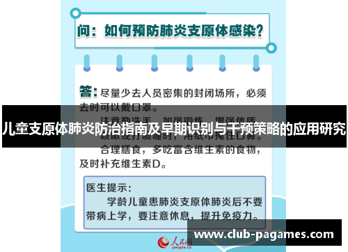 儿童支原体肺炎防治指南及早期识别与干预策略的应用研究