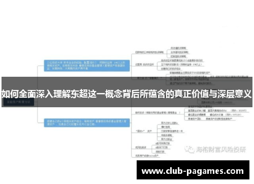 如何全面深入理解东超这一概念背后所蕴含的真正价值与深层意义