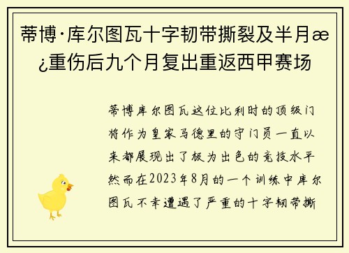 蒂博·库尔图瓦十字韧带撕裂及半月板重伤后九个月复出重返西甲赛场 蒂博·库尔图瓦十字韧带撕裂及半月板重伤后九个月复出重返西甲赛场